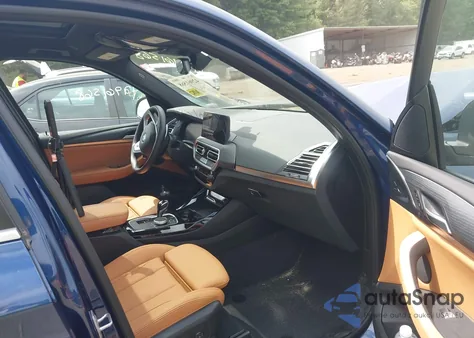 2024 BMW X3 xDrive30I z USA, uszkodzony, nr VIN WBX57DP08RN297326